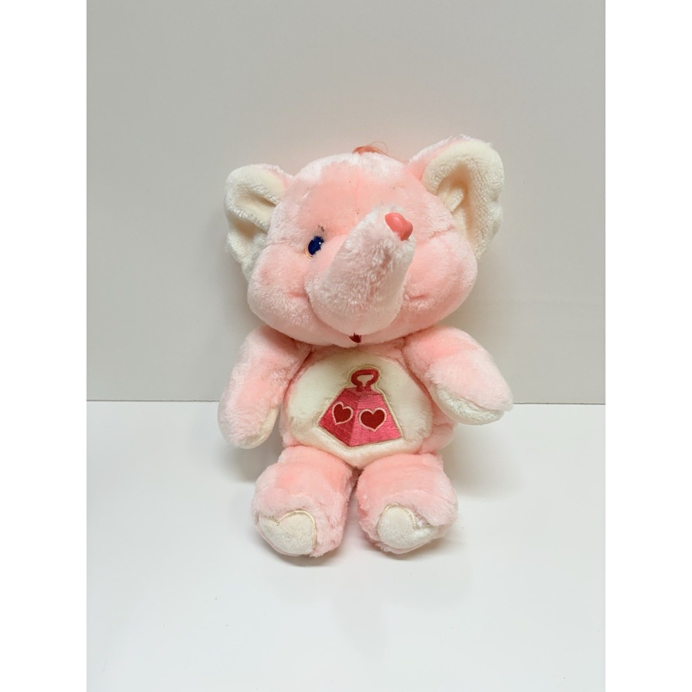 Care Bears Cousins‎ Lotsa Heart Pink Elephant Plush Toy Kenner Vintage 1984
